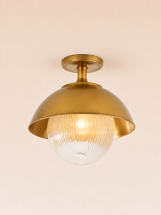 Oris Striped Glass Ceiling Light