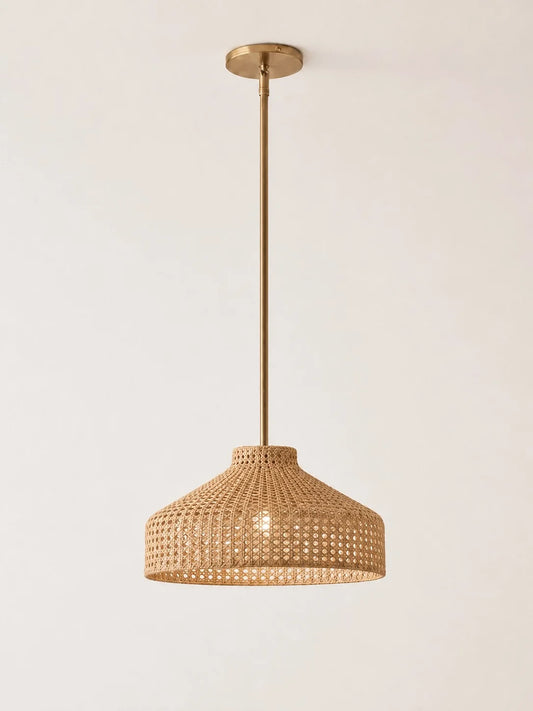 Hesper Bowl Rattan Pendant Light