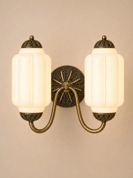 Lirael Milk Glass Wall Light