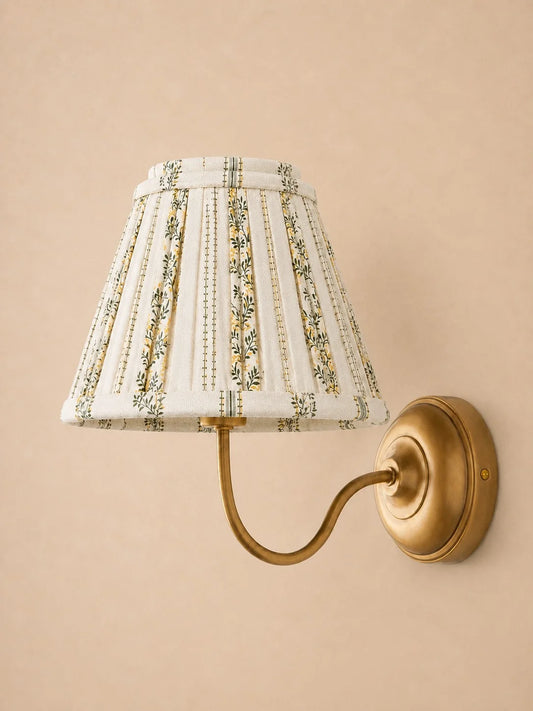Briar Floral Fabric Wall Sconce