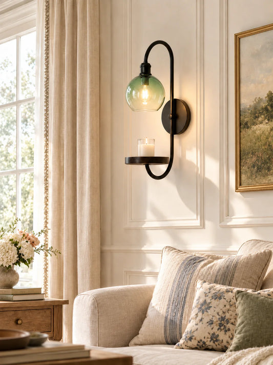 Lucien Verdant Globe Wall Sconce