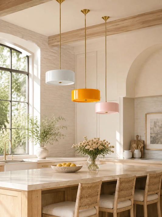 Mara Vellini Halo Glass Pendant Light